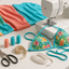 fabric and sewing machine making swimwear