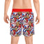 Trump 2024 Patriotic Swim Shorts — All-Over Print Political Beach Trunks
