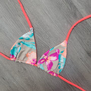 Tahiti Orange Triangle Top