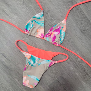 Tahiti Orange Triangle Top