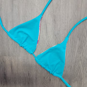 Tahiti Blue Triangle Top