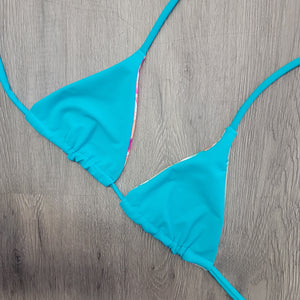 Tahiti Blue triangle top