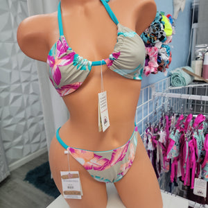 Tahiti Blue triangle top