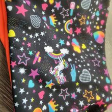 Load image into Gallery viewer, Orange Unicorn Party Scrunch Bali
