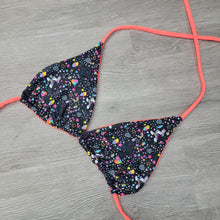 Load image into Gallery viewer, Orange Unicorn Party Triangle Top
