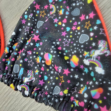 Load image into Gallery viewer, Orange Unicorn Party Triangle Top
