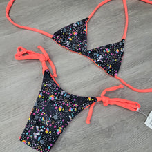 Load image into Gallery viewer, Orange Unicorn Party Triangle Top
