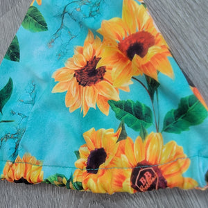 Sun-Kissed Sunflowers Triangle Top