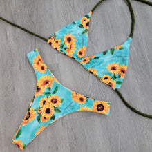 Load image into Gallery viewer, Sun-Kissed Sunflowers Triangle Top
