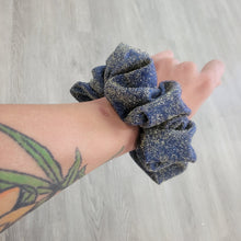 Load image into Gallery viewer, Shimmer Denim Scrunchie
