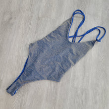 Load image into Gallery viewer, Shimmer Denim Thong One Piece
