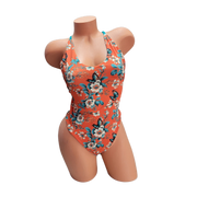 Aqua Mariposa Thong One Piece