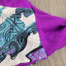 Load image into Gallery viewer, Purple Paisley Knotty Bottoms
