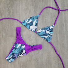 Load image into Gallery viewer, Purple Paisley Knotty Bottoms
