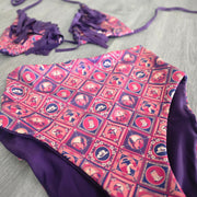 Maroon Hawaii Cowgirl SET