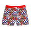 Trump 2024 Patriotic Swim Shorts — All-Over Print Political Beach Trunks
