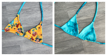 Load image into Gallery viewer, Tooled Turquoise Triangle Top
