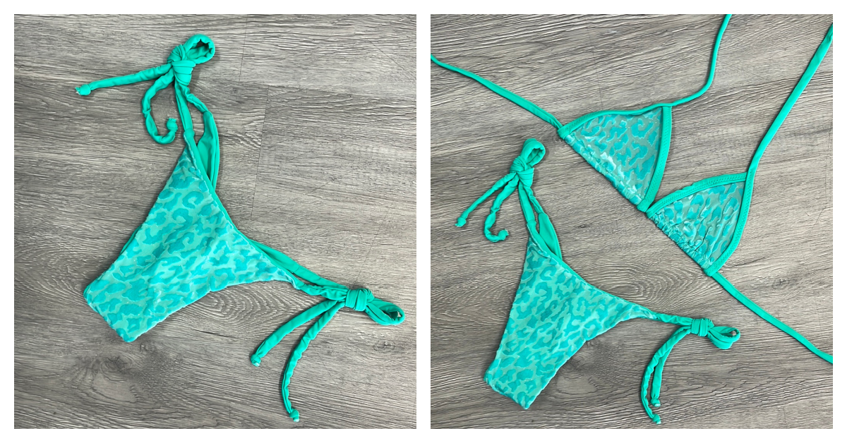 Feline Turquoise Bali Bottoms