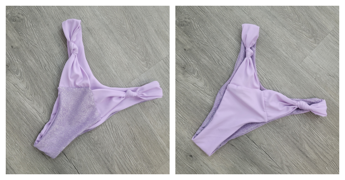 Shimmer Lilac Knotty Bottoms