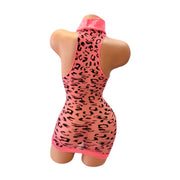 Pink Cheetah Cover Ups