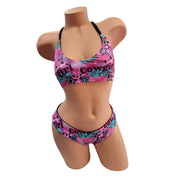 Black-Turquoise Cowgirl Sierra NV Top