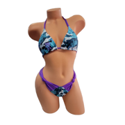 Purple Paisley Knotty Bottoms