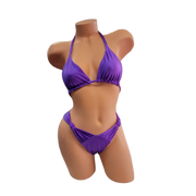 Purple Paisley Knotty Bottoms