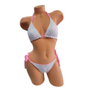 Poolside Pastel Pink Sorbet Triangle Top