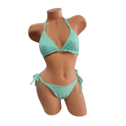 Poolside Pastel Mint Triangle Top