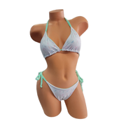 Poolside Pastel Mint Triangle Top