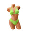 Illusions Pink Limeade Triangle Top