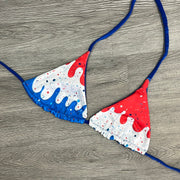 Sprinkle Drip Triangle Top