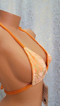 Load and play video in Gallery viewer, Feline Orange Triangle Top
