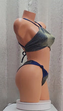 Load and play video in Gallery viewer, Shimmer Denim Knotty Bottoms
