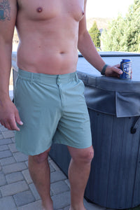 Green board shorts