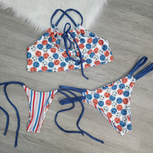 Load image into Gallery viewer, Patriotic Smiles Bali Bottoms
