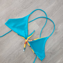 Load image into Gallery viewer, Tooled Turquoise Whiskey River top
