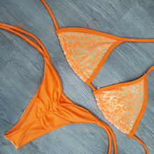 Load image into Gallery viewer, Feline Orange Bali Bottoms
