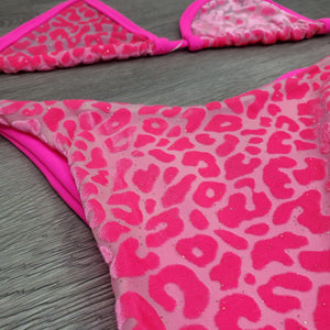 Feline Fuchsia Triangle Top
