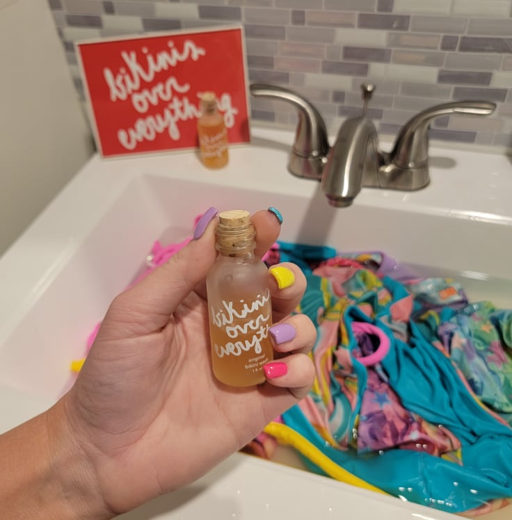 Bikinis over everything wash