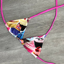 Load image into Gallery viewer, Bday Suit Pink Triangle Top
