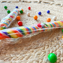 Load image into Gallery viewer, Rainbow Cherry Lollipop
