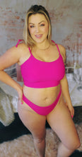 Load image into Gallery viewer, Shimmer Pink Scoop Bottoms
