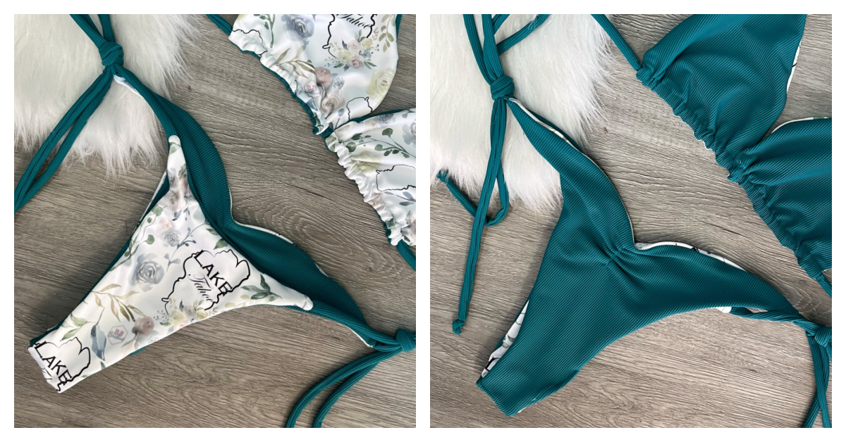 Green Tahoe print Bottom