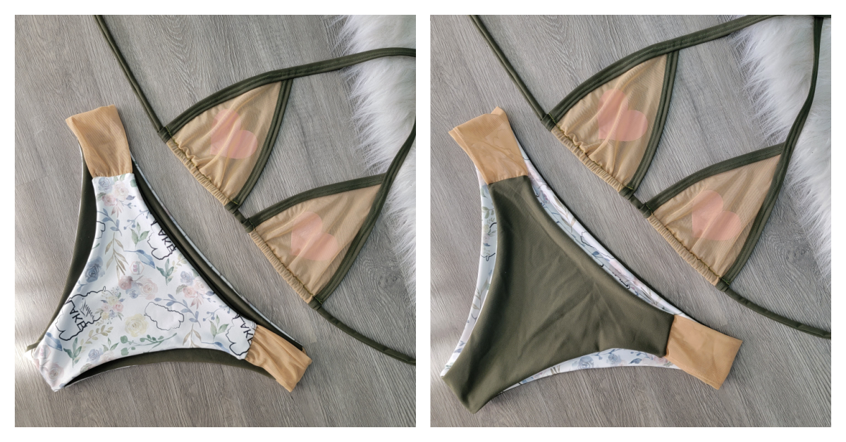 Sheer Fun Vintage Triangle Top
