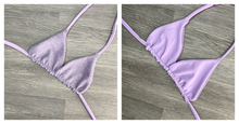 Load image into Gallery viewer, Shimmer Lilac Triangle Top
