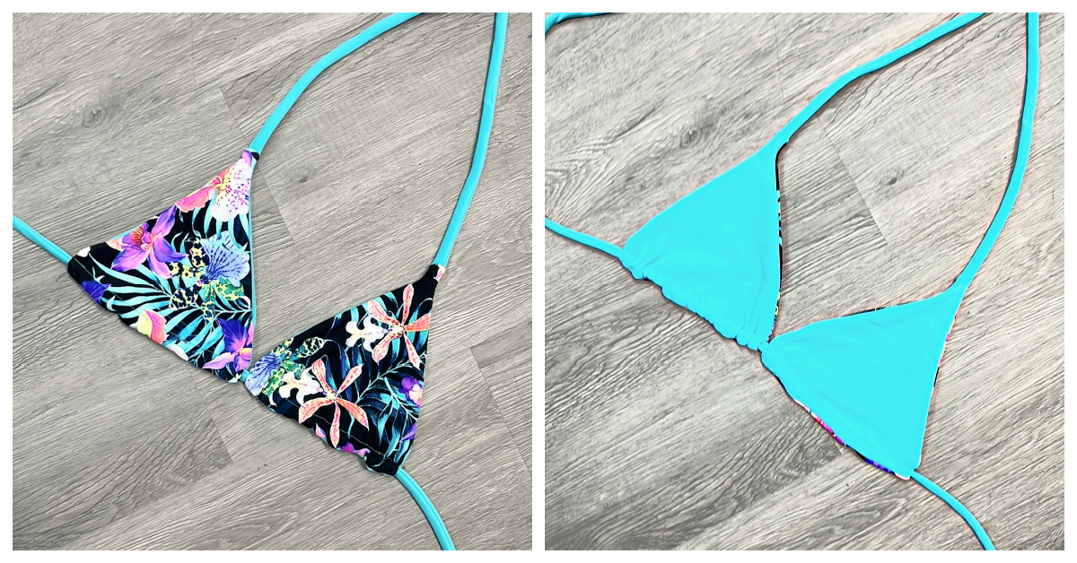 Moonlit Tropics Triangle top