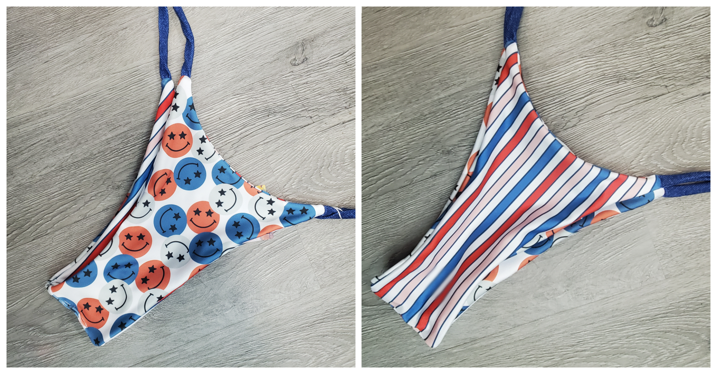 Patriotic Smiles Bali Bottoms