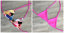 Load image into Gallery viewer, Bday Suit Pink Triangle Top
