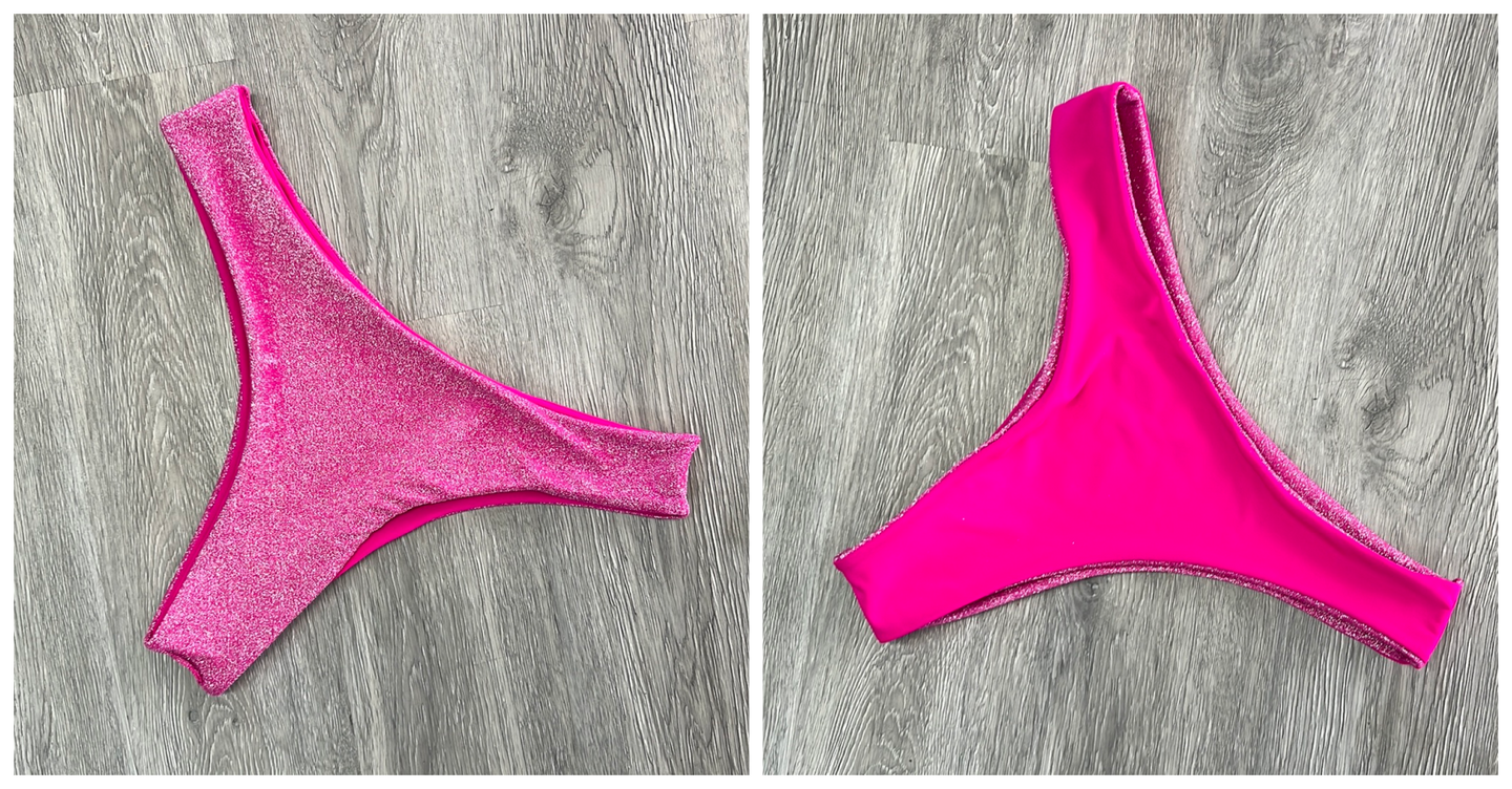 Shimmer Pink Scoop Bottoms
